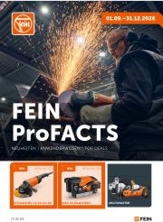 FEIN ProFACTS September bis Dezember 2026